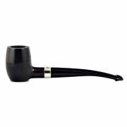 Курительная трубка Peterson Speciality Pipes Barrel Smooth Black P-Lip (без фильтра)